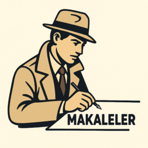 Dijital denetim makaleleri için dedektif temalı görsel